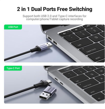 UGREEN 40189 Full HD 1080P HDMI Video Capture Card (New)