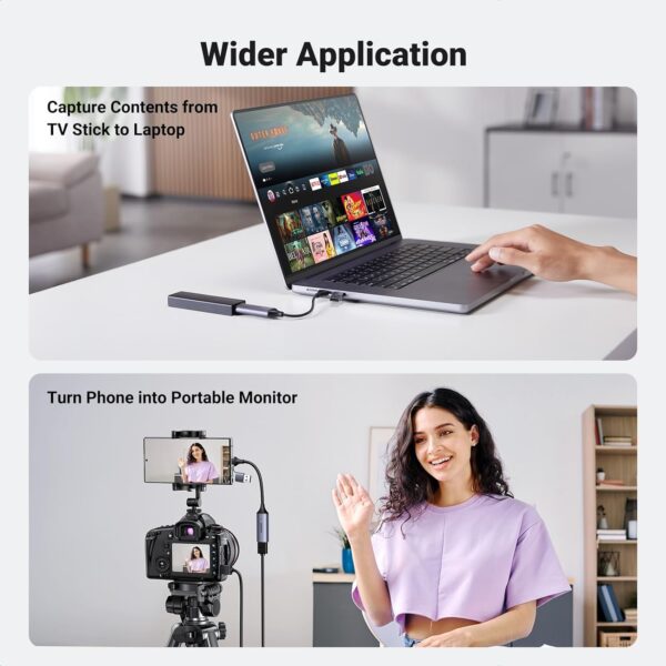 UGREEN 40189 Full HD 1080P HDMI Video Capture Card (New)