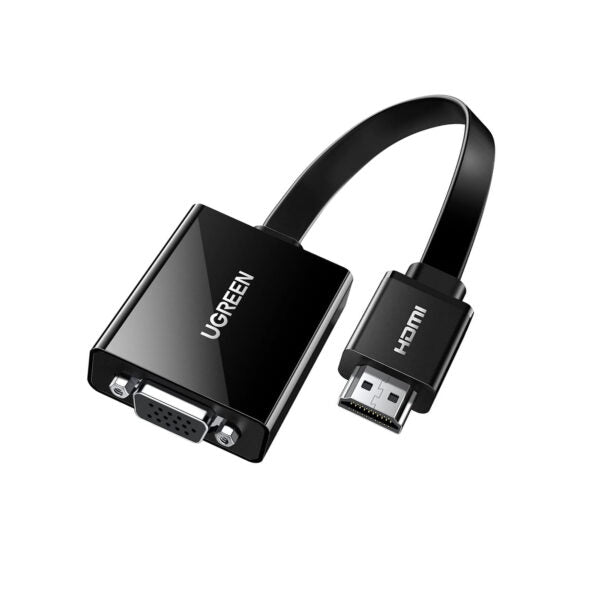 UGREEN 40248 HDMI to VGA Video Converter Cable 25cm Black (New)