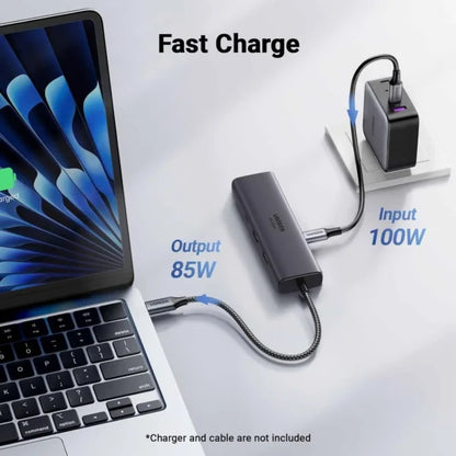 UGREEN 45000 6-in-1 USB-C Hub with 4K@60Hz HDMI & Gigabit LAN (New)