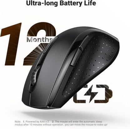 UGREEN 45012 Ergonomic 2.4GHz Wireless Mouse (New)