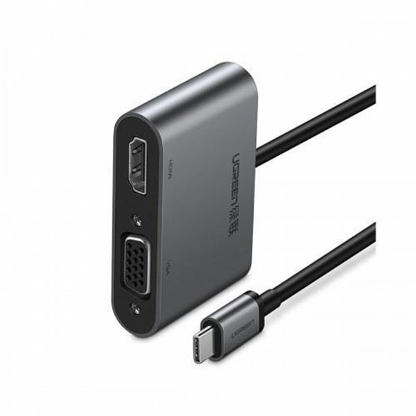 UGREEN 50505 USB-C Multiport Hub (HDMI + VGA + USB 3.0 + PD) Gray (New)