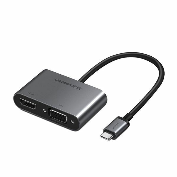 UGREEN 50505 USB-C Multiport Hub (HDMI + VGA + USB 3.0 + PD) Gray (New)