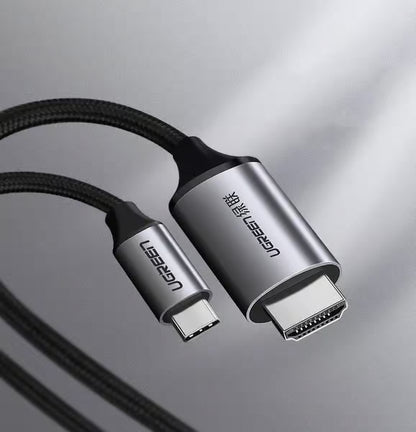UGREEN 50570 - USB-C to HDMI Male to Male Cable 1.5m - Gray Black (New)