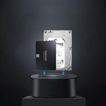 UGREEN 50857 USB 3.0 Dual-Bay SATA Hard Drive Cloner Dock EU (New)
