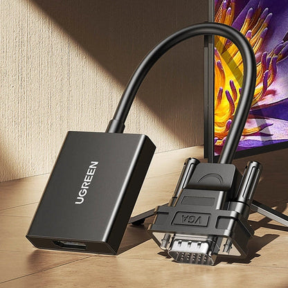 UGREEN 50945 VGA to HDMI Active Converter with Audio (New)