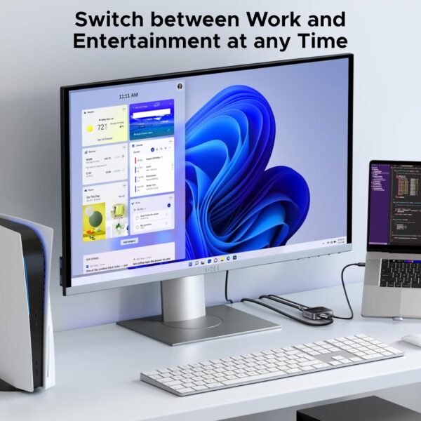 UGREEN 55452 USB-C & HDMI 2-in-1 Out 4K@60Hz Switcher (New)