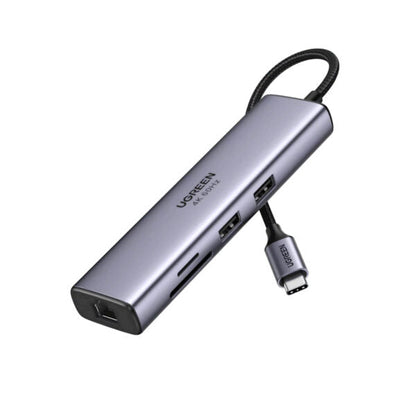 UGREEN 60515 7-in-1 USB-C Hub with Gigabit Ethernet & 4K HDMI (New)