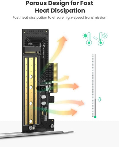 UGREEN 70503 M.2 NVMe to PCIe 3.0 x4 Host Expansion Card (New)