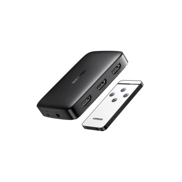 UGREEN 80125 3-Port HDMI Switcher 3-in-1-Out 4K Hub (New)