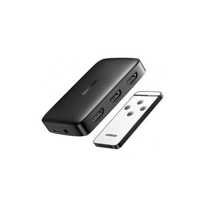 UGREEN 80125 3-Port HDMI Switcher 3-in-1-Out 4K Hub (New)