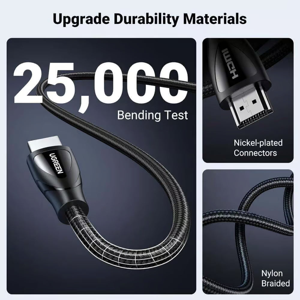 UGREEN 80404 - 3m 8K HDMI 2.1 Cable Aluminum Alloy Braided (New)