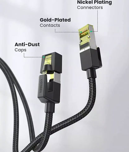 UGREEN 80421 - 1m Cat7 Shielded Braided Ethernet Cable (New)