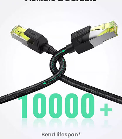 UGREEN 80424 - 3m Cat7 Shielded Braided Ethernet Cable (New)