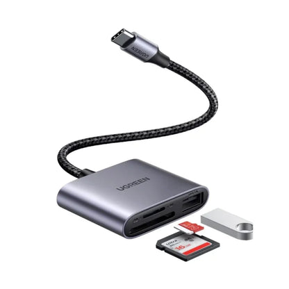 UGREEN 80798 USB-C SD/TF Card Reader with USB 2.0 (New)