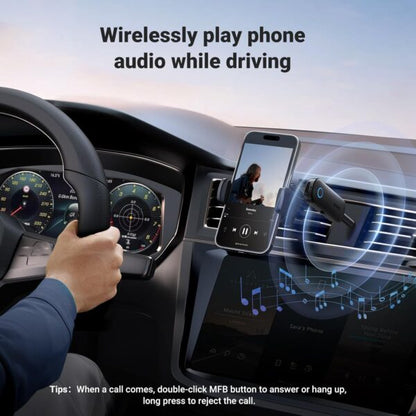 UGREEN 80893 2-in-1 Bluetooth 5.0 Audio Adapter Black (New)