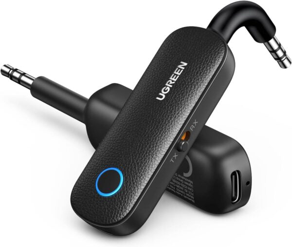 UGREEN 80893 2-in-1 Bluetooth 5.0 Audio Adapter Black (New)