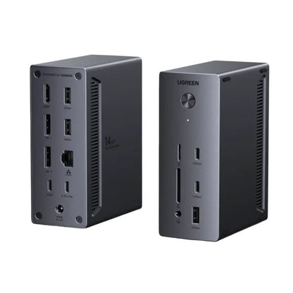 UGREEN 85489 14-Port USB-C Triple 4K Display Docking Station (New)