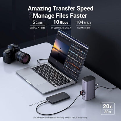 UGREEN 90325 8K Multiport USB-C Docking Station & Converter (New)