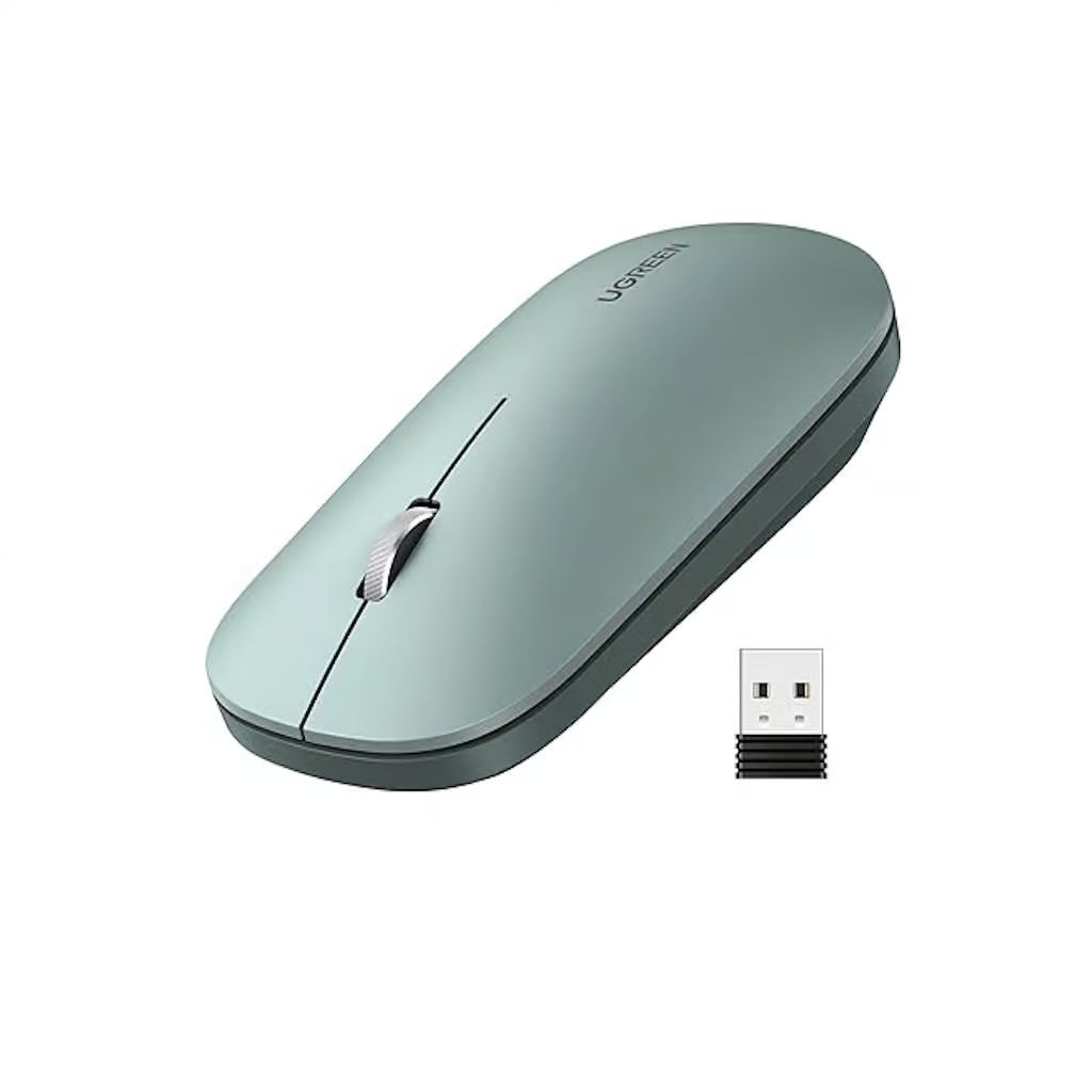 UGREEN 90374 Ultra Slim Wireless Mouse Green (New)