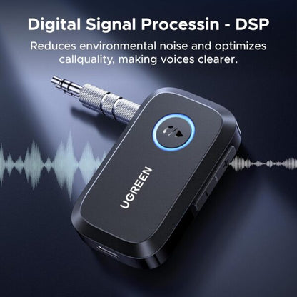 UGREEN 90748 3.5mm Aux Bluetooth 5.3 Car Audio Adapter (New)