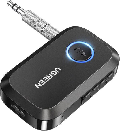 UGREEN 90748 3.5mm Aux Bluetooth 5.3 Car Audio Adapter (New)