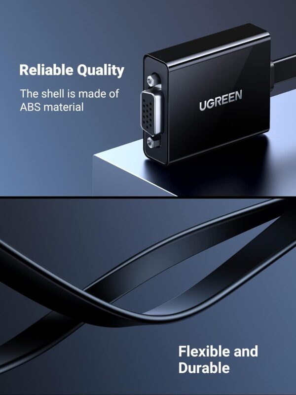 UGREEN 90813 HDMI to VGA Video Converter with Power Port (New)