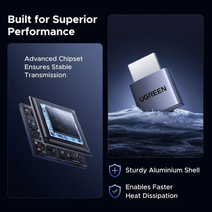 UGREEN 95994 4K@60Hz HDMI Dummy Plug EDID Emulator 4-Pack (New)