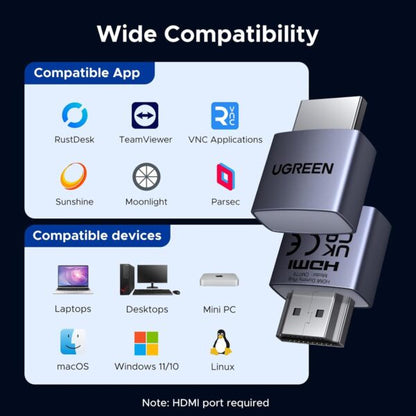 UGREEN 95994 4K@60Hz HDMI Dummy Plug EDID Emulator 4-Pack (New)