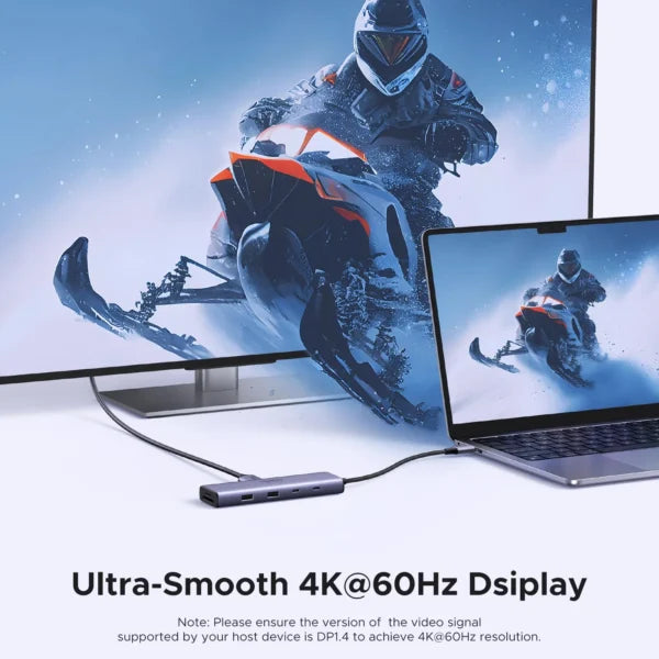 UGREEN Revodok 15375 9-in-1 Hub - 4K@60Hz HDMI & 100W PD (New)